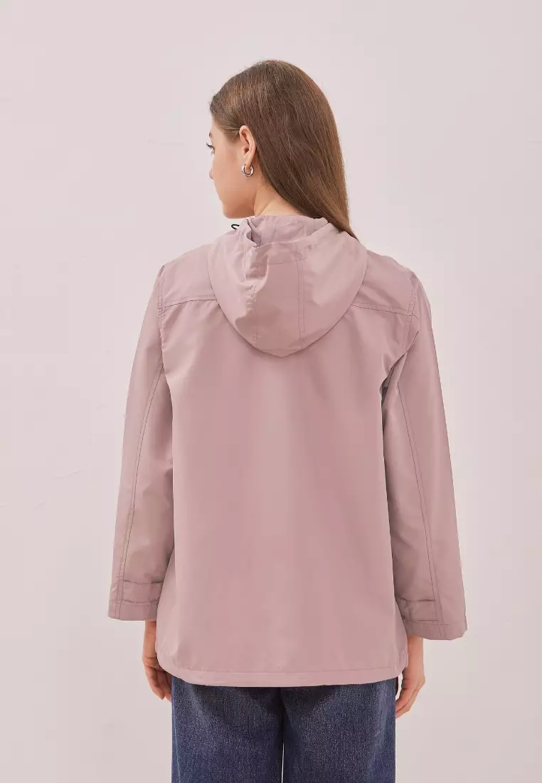 DUST Jaket Parasut Gami Pink (D.56182)
