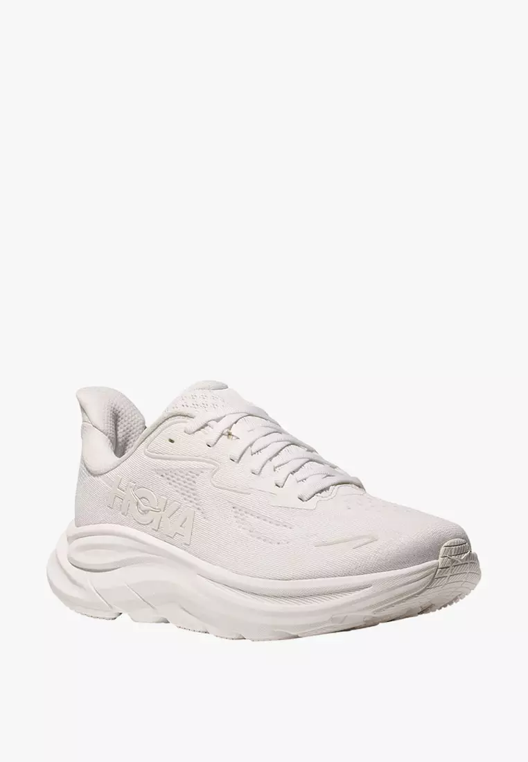 Clifton 10 Women's Running Shoes - White / White