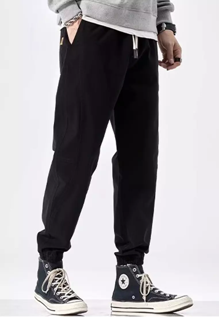 Drawstring Slim Jogger Pants