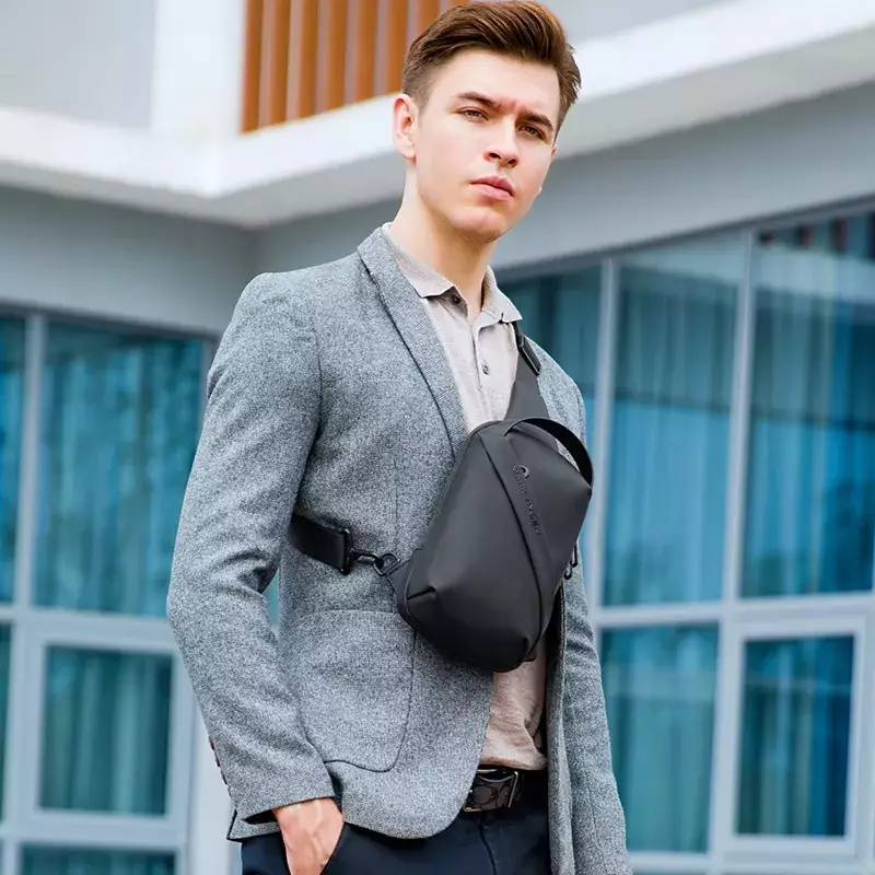 Mark Ryden MR8518 Tas Selempang Pria WaistBag Pria Sling Bag Pria Crossbody Bag - BLACK