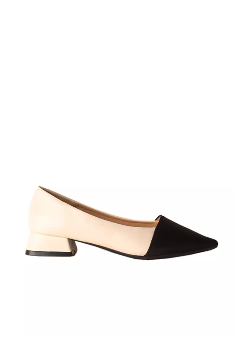 Pearl heel flats online