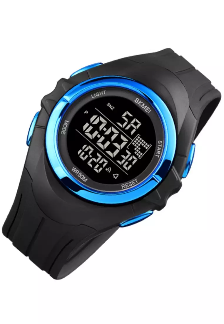 Jam Tangan Digital Pria Waterproof Many Function Strap Tali Material PU Silicone BY30 ORIGINAL