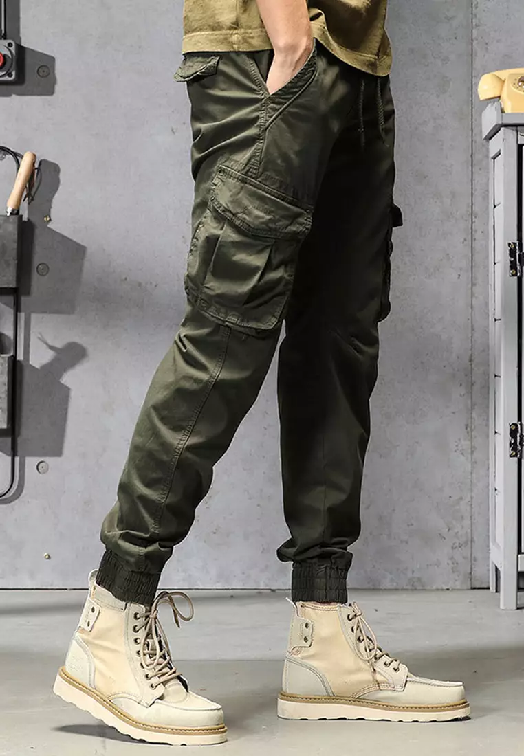 Functional Style Pockets Cargo Pants GJL601