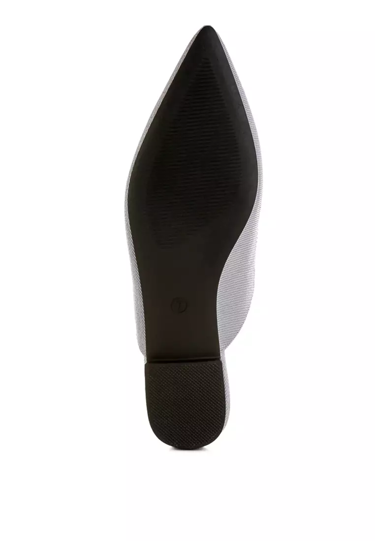 Sandal Tali Berlian Imitasi Glitter Warna Lilac