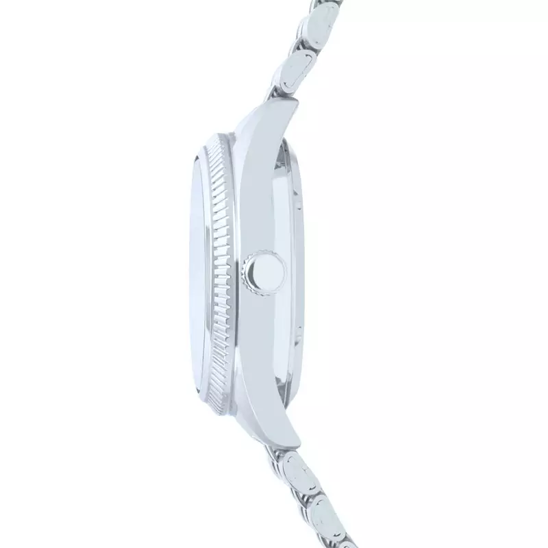 Jam Tangan Wanita Alba Mechanical AL4805X1 Ladies Automatic Silver Dial Stainless Steel Strap