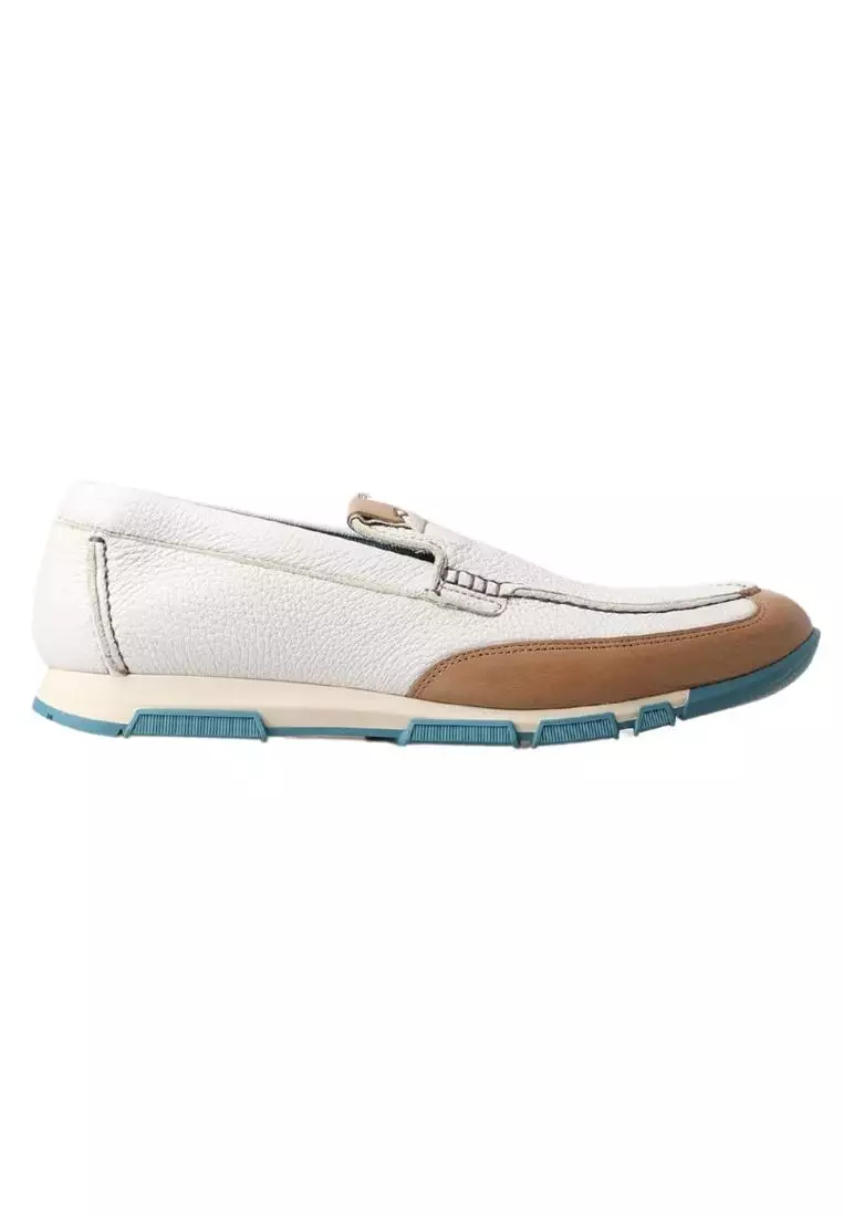 Discount on Dolce & Gabbana  shoes - SKU: Dolce & Gabbana Gorgeous  Leather Slipper Loafers