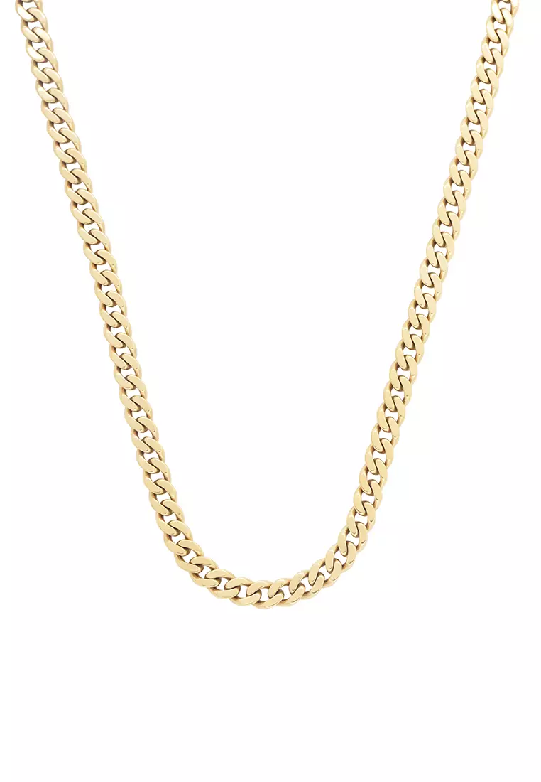 Chunky gold necklace on sale mens