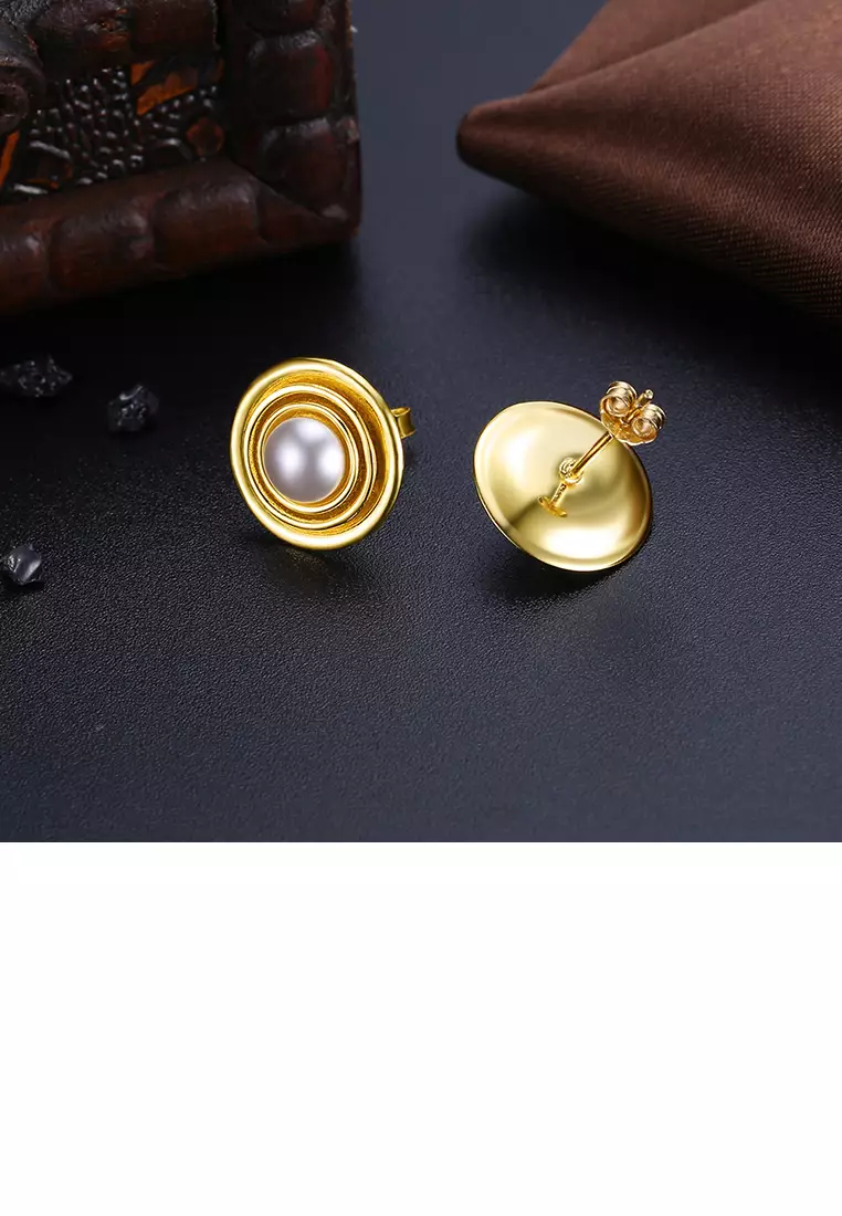 Gold pearl ear tops new arrivals