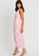 Chancery pink Tomeka Halter Midi Dress 1CF5DAAD2E995FGS_2