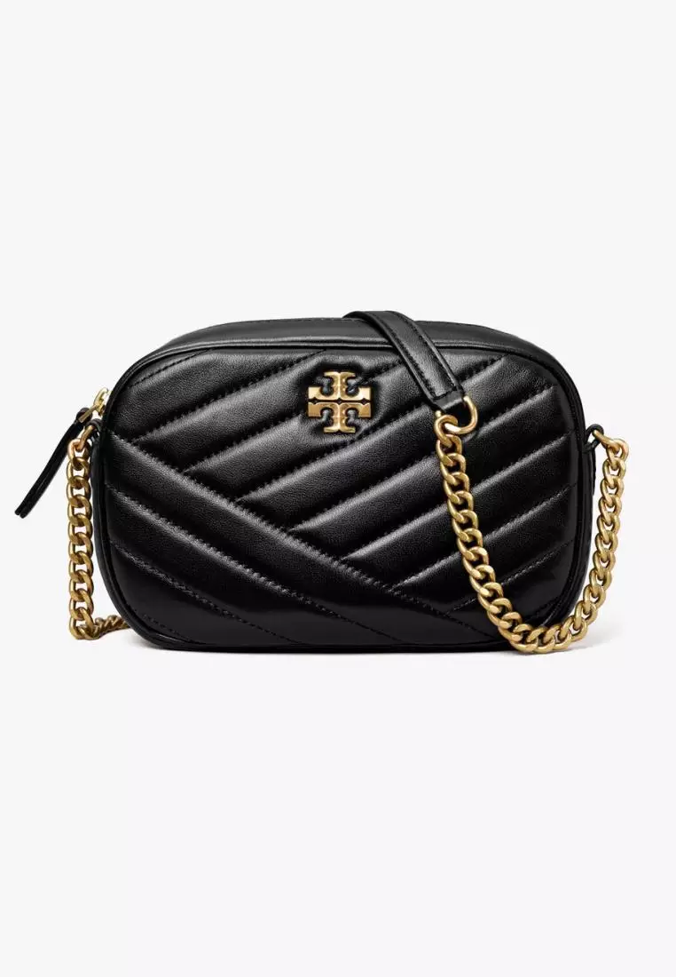 Tory Burch Kira Chevron Camera Bag Black