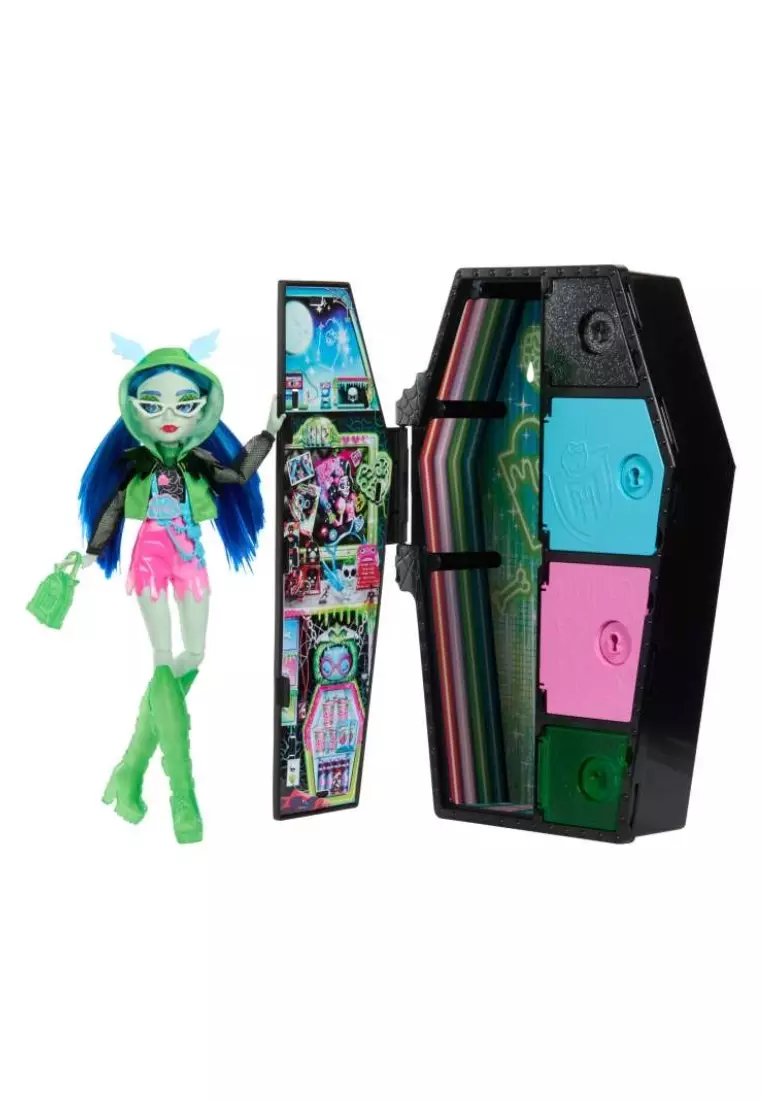 Monster High Doll, Ghoulia Yelps, Skulltimate Secrets: Neon Frights