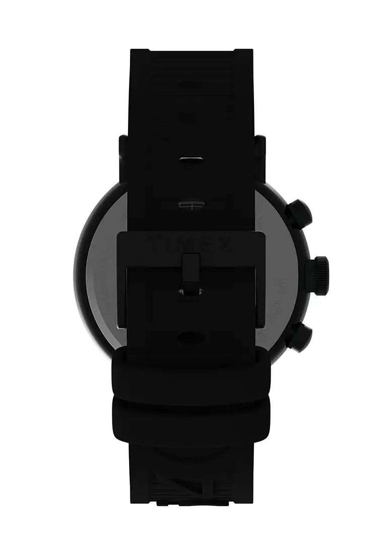 Timex Standard Black Resin Chronograph Quartz Watch For Men TW2V71900