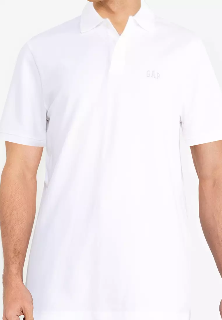 Logo Pique Polo Shirt