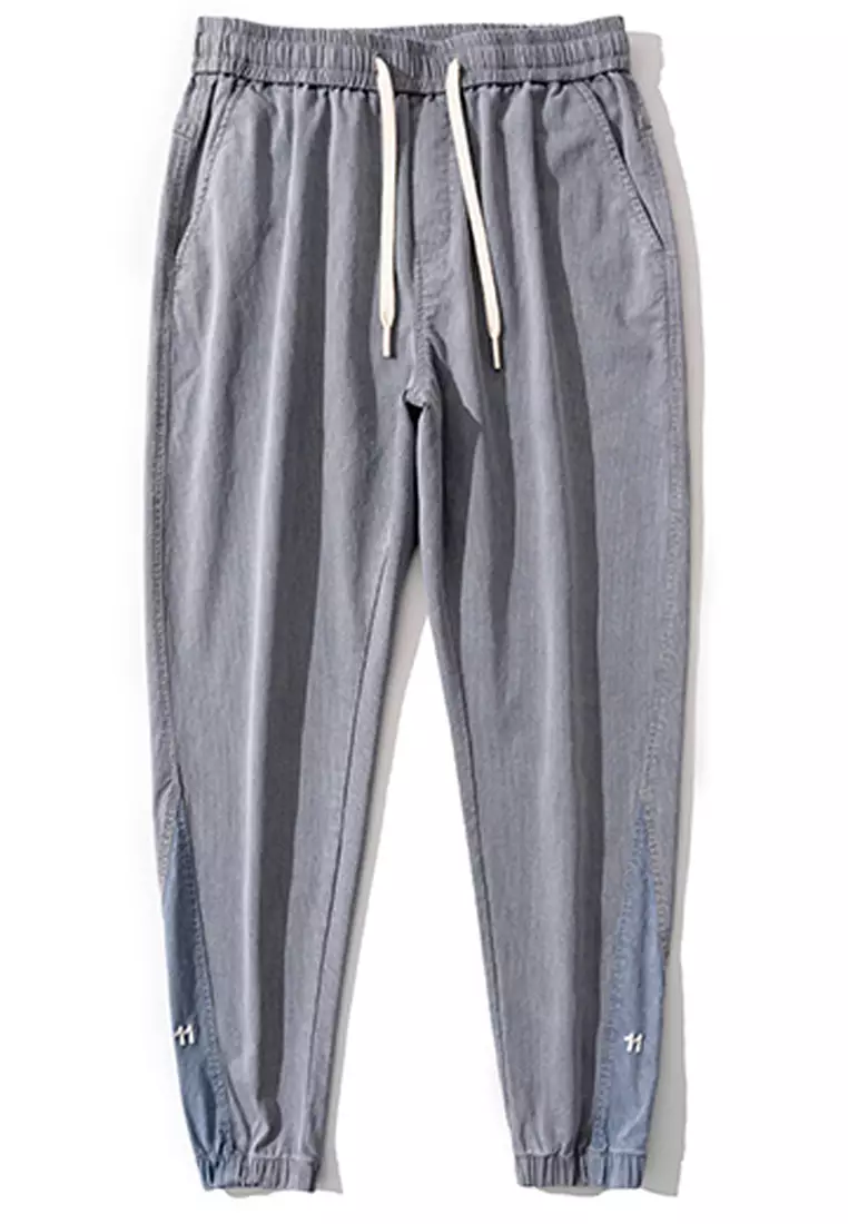 Stripe Casual Jogger Pants
