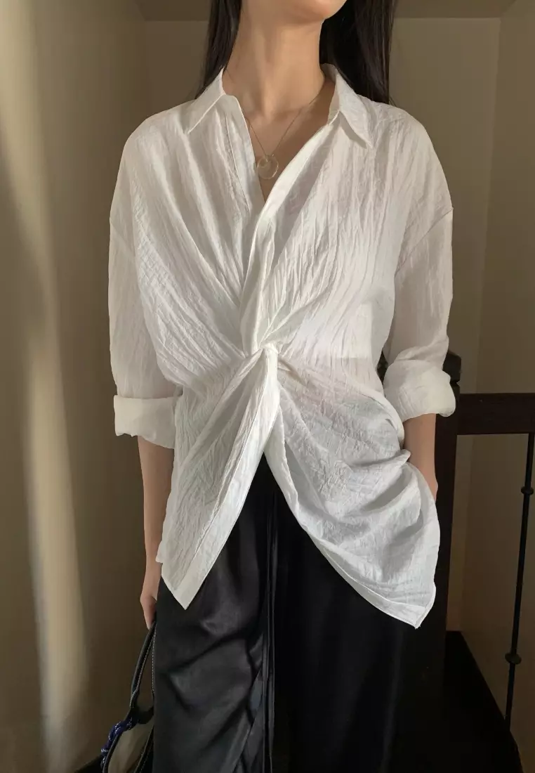 Twist Front Blouse