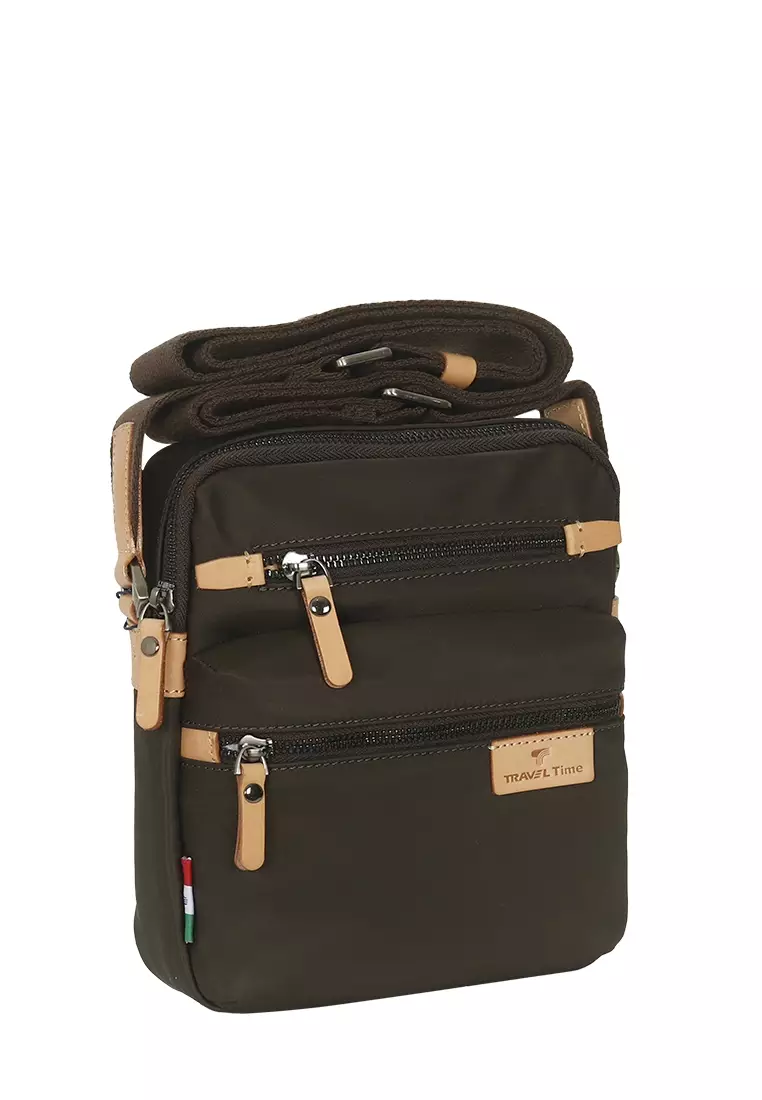 Travel Time Sling Bag 606-710467021 - Brown