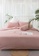 Milliot & Co. pink Ema Printed SS 3-pc Fitted Sheet Set AD838HL756DC2AGS_3