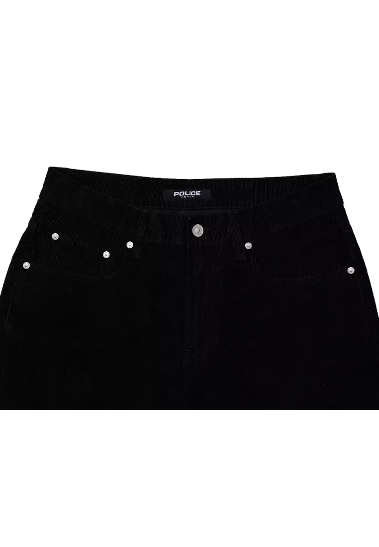 POLICE Celana Corduroy Premium Panjang Regular Fit Pria