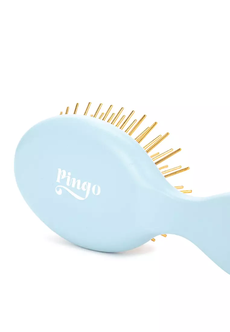 Qmini Beechwood Golden Hair Brush
