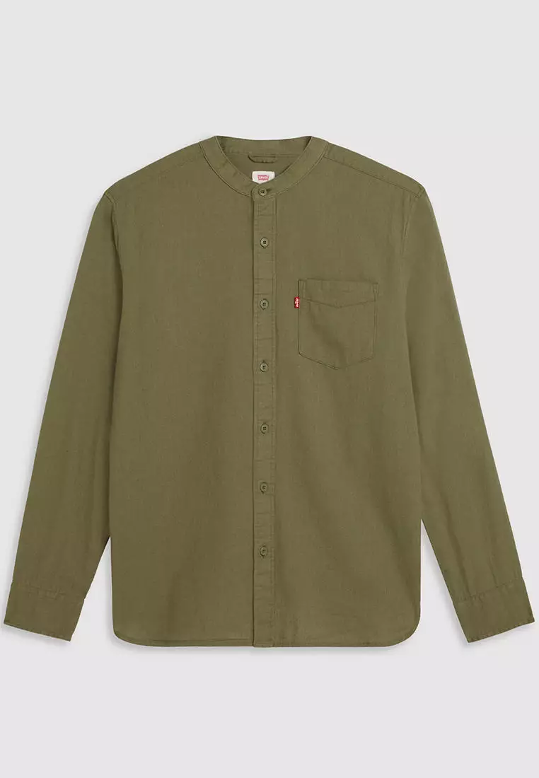 Levi's® Men's Banded Collar 1 Pocket Shirt (47784-0056)
