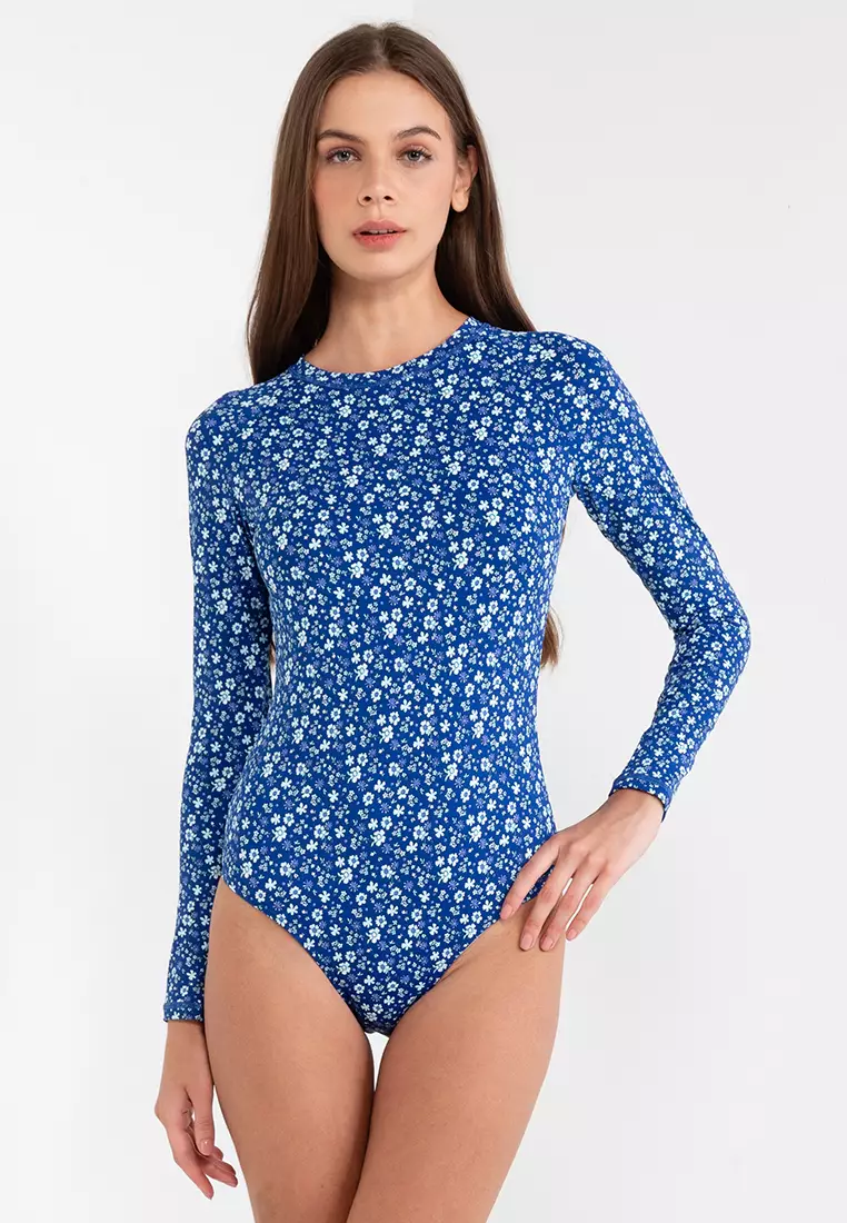 Buy Cotton On Body Long Sleeves One Piece Full Swimsuit 2024 Online