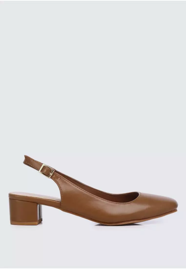 Palmer Comfy Heels In Brown