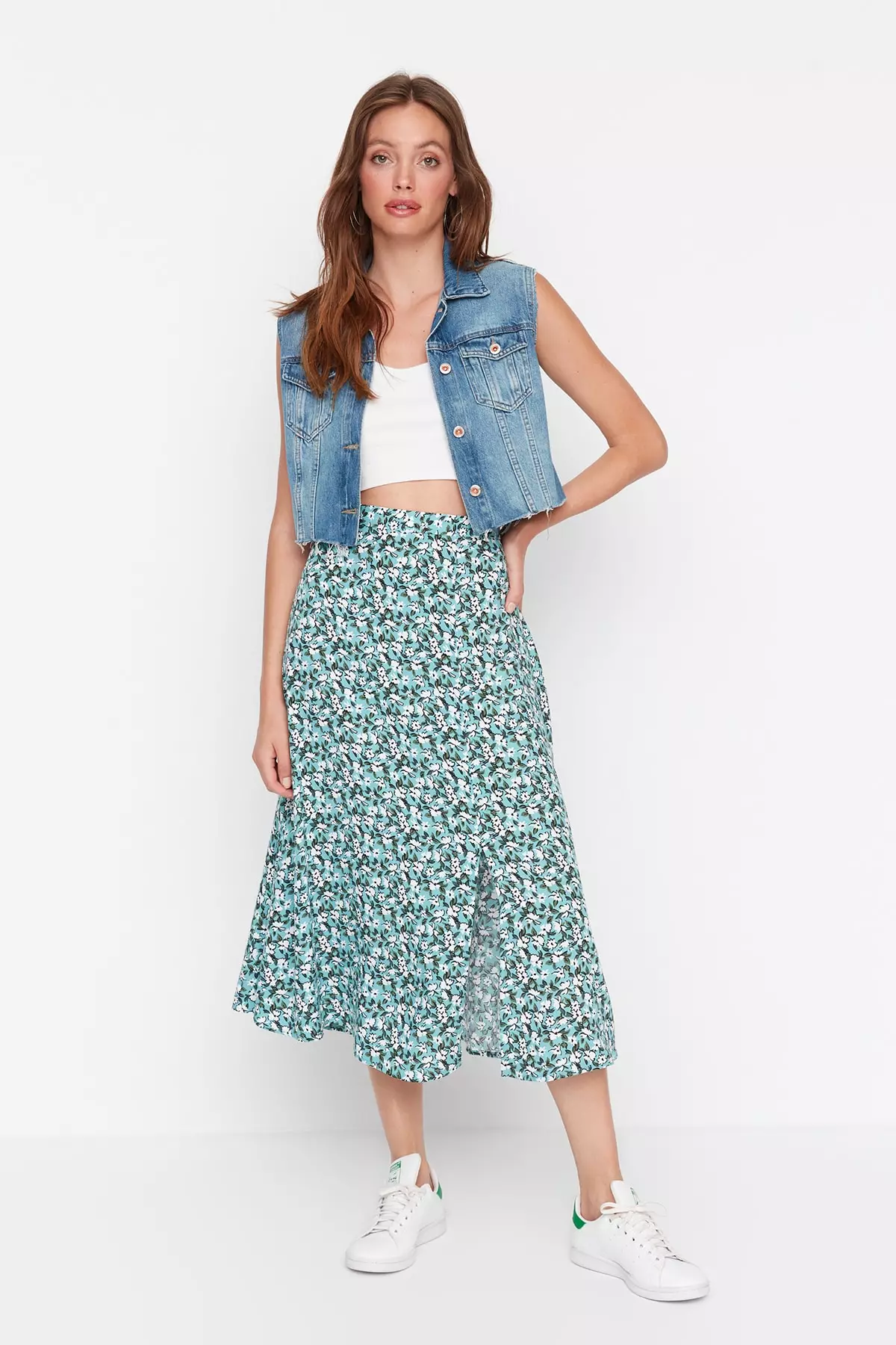 Floral Patterned Skirt