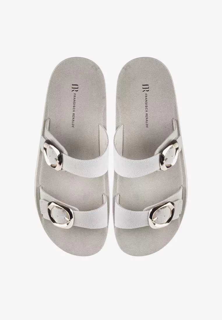 Sandal Slip on Wanita Casual Buckle Daily L.Aino 02