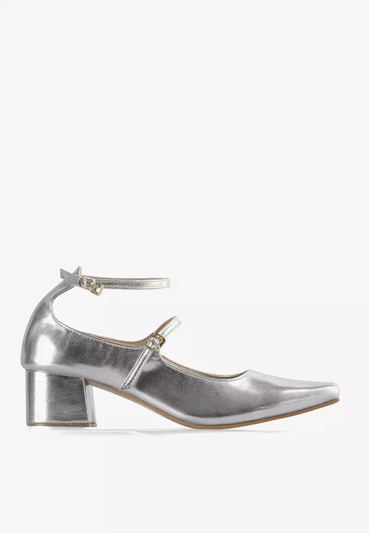 INPACA Astoria Mary Jane Block Heels