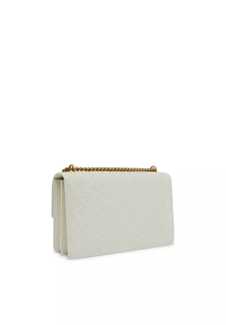 Love Bag leather crossbody bag with logo