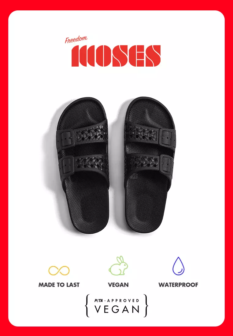 Discount on Freedom Moses  shoes - SKU: Freedom Moses Kids Paz Black 