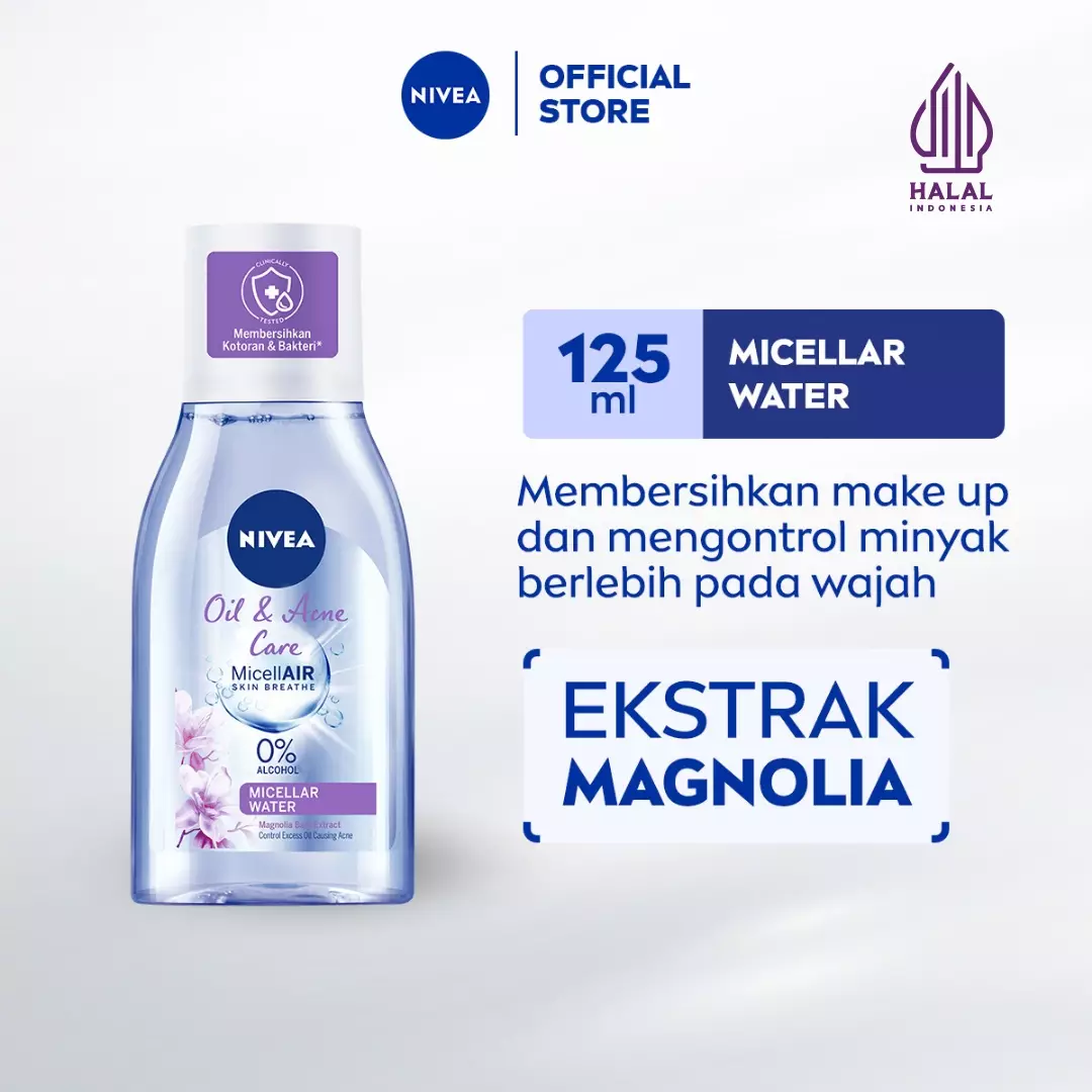 NIVEA Face Care MicellAir Oil & Acne Care 125ml Micellar Water