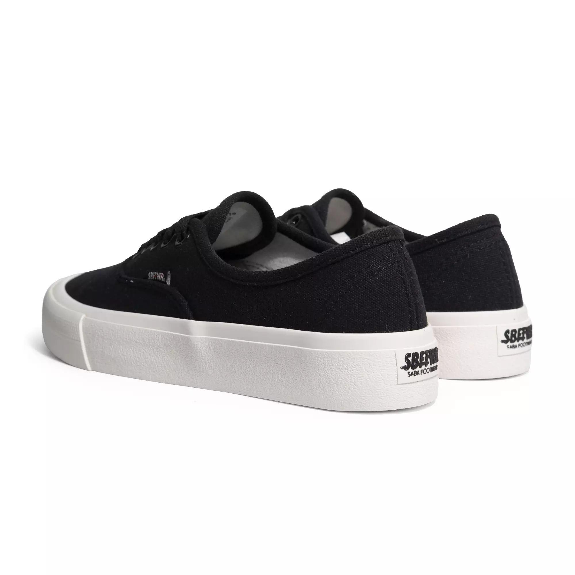 SABA Evermore All Black White - Sepatu Sneakers Casual Pria Wanita