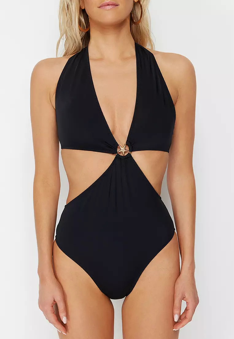 Star Cut Out Swimsuit
