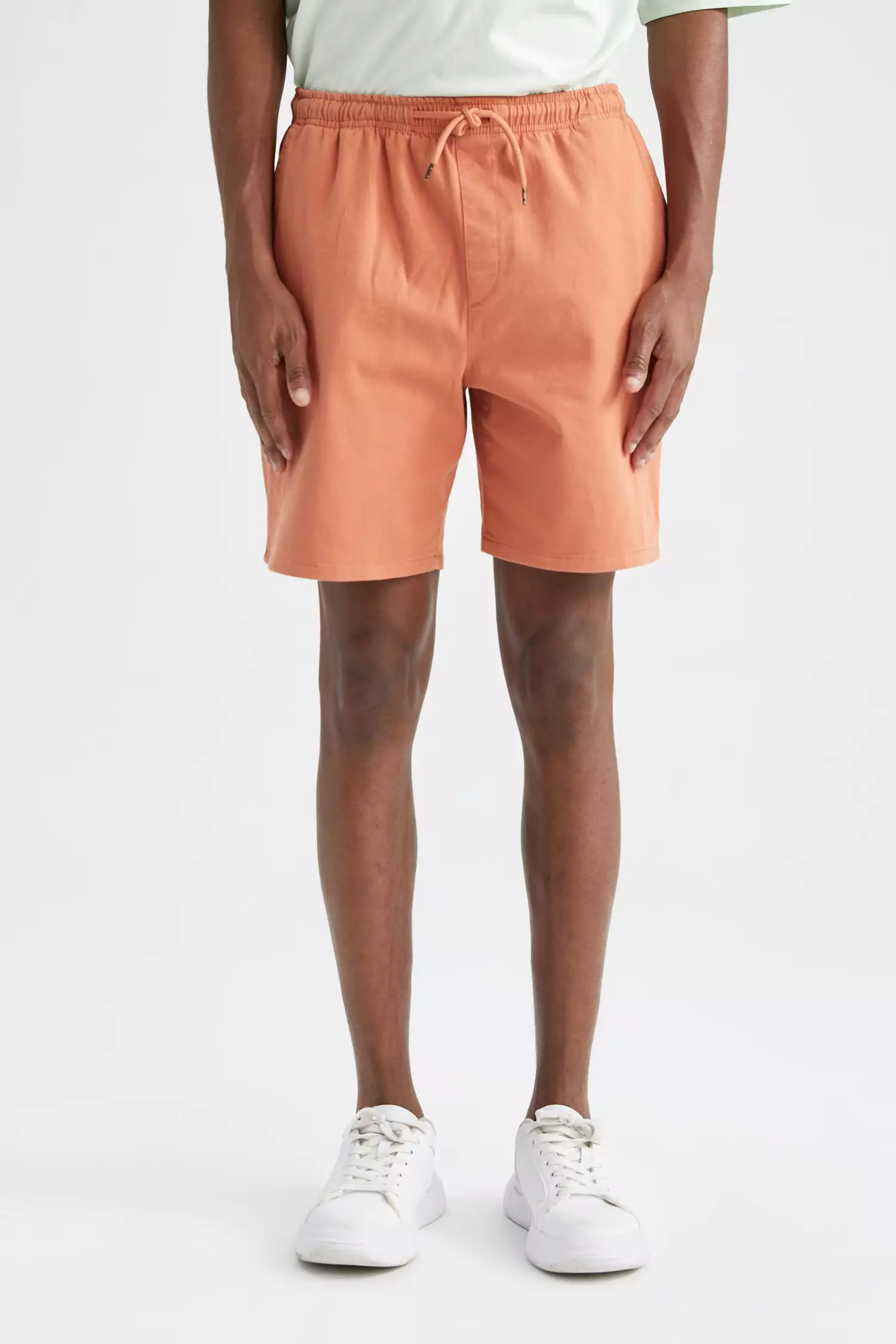 Salmon chino shorts discount