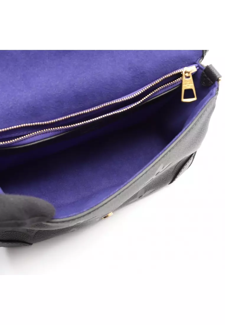 Pre-Loved Louis Vuitton Diane Monogram Empreinte Noir Handbag leather black 2WAY