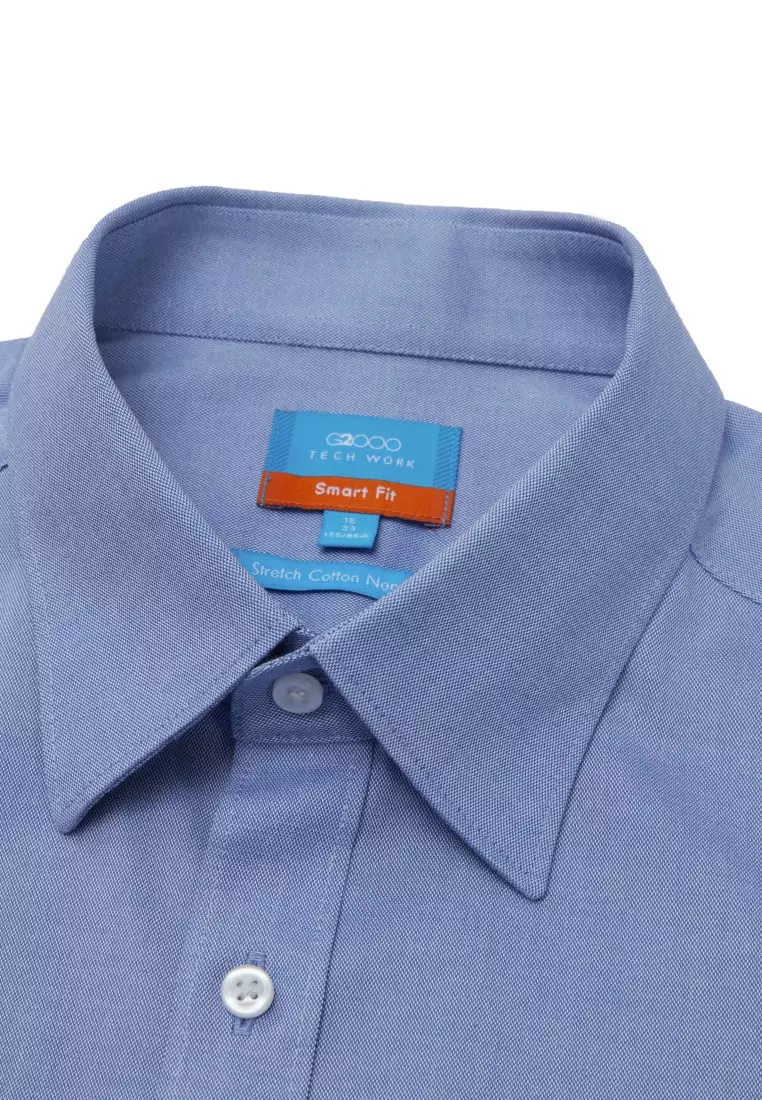 G2000 Non-Iron Cotton Stretch Smart Fit Oxford Shirt