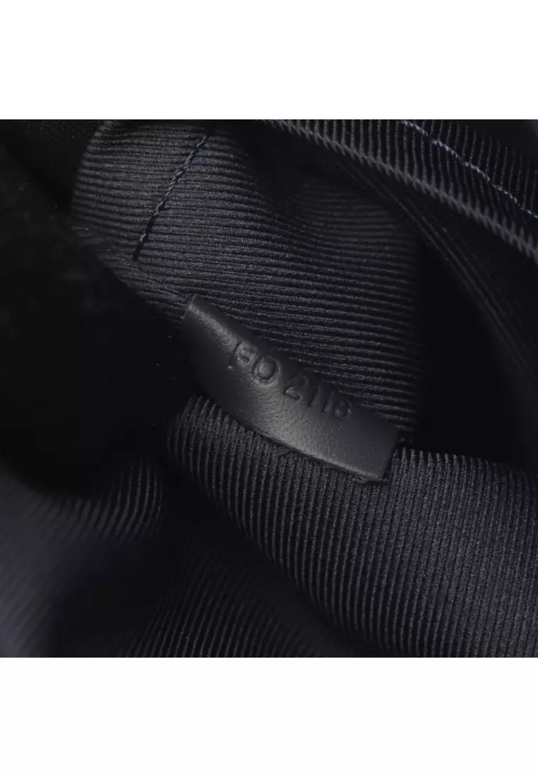 Pre-Loved Louis Vuitton Danube PM monogram ink upside down Shoulder bag PVC leather Navy Red white