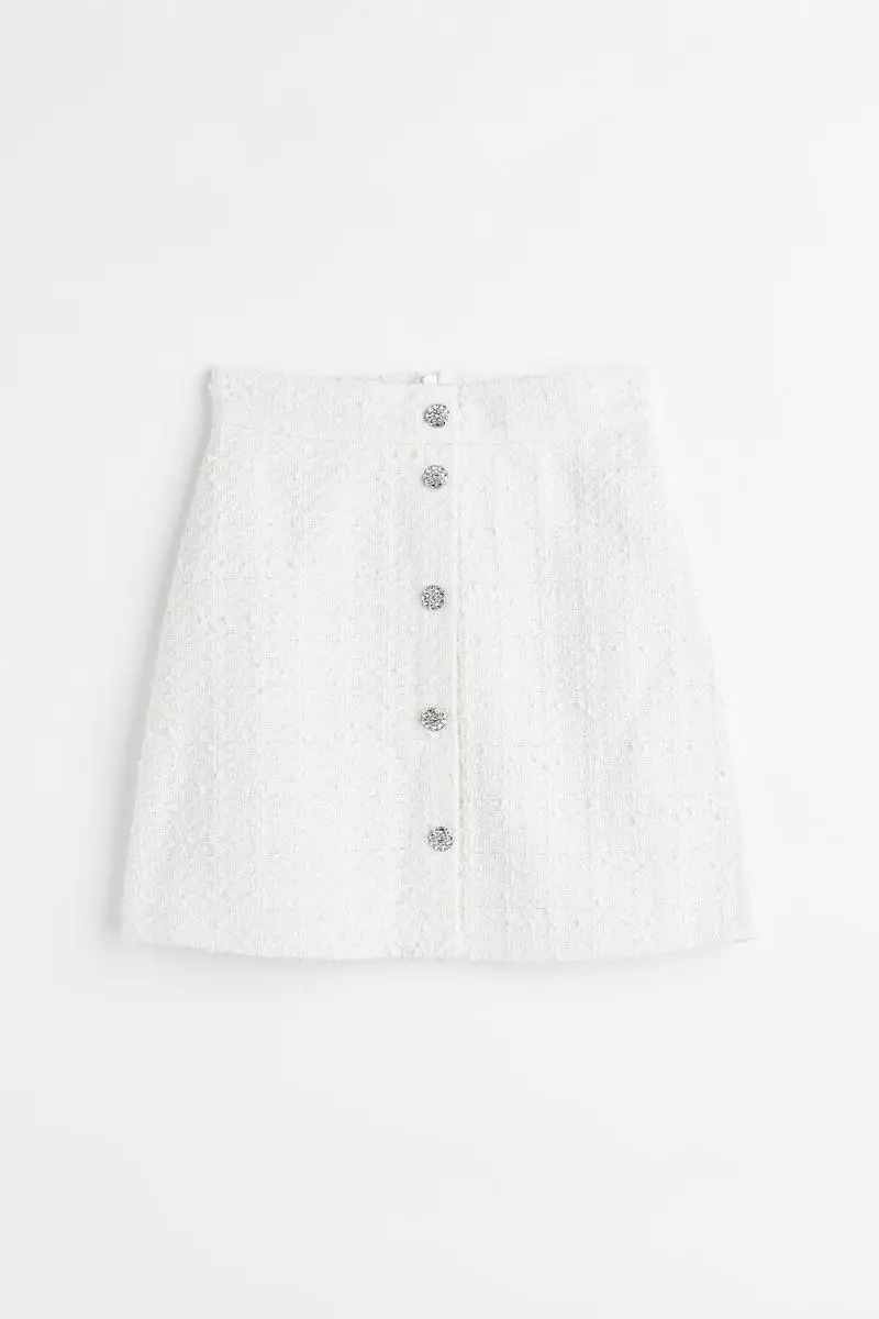 H&m button hotsell up skirt
