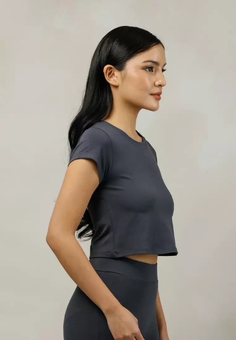 Daily Mid Tee - Slate Grey