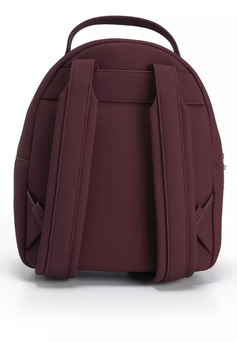 Love Moschino Bold Red Backpack Stylish!***Love Moschino Logo Embossed Backpack Bag Shoulder  main image 4