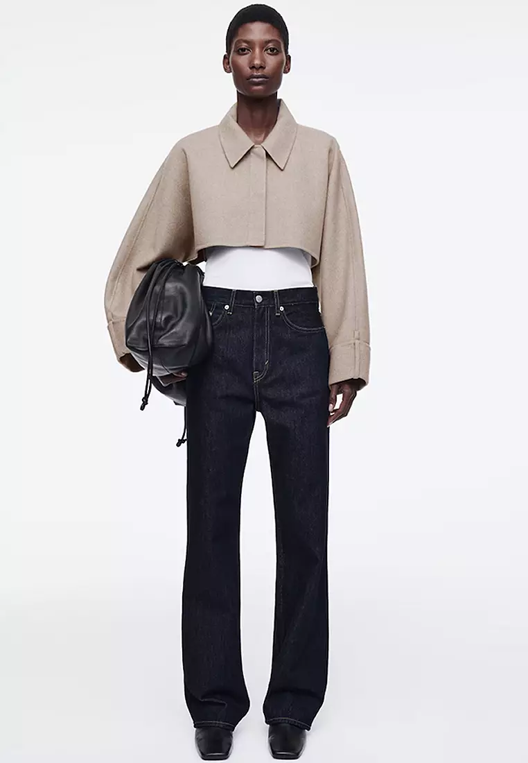 Buy COS Cropped Double-Faced Wool Jacket 2025 Online | ZALORA