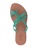 Anacapri green Slim Flat Sandals 77CDASH3303D96GS_4