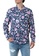 REPLAY blue and multi Floral shirt in dobby cotton AD0E2AA45C2CF0GS_1