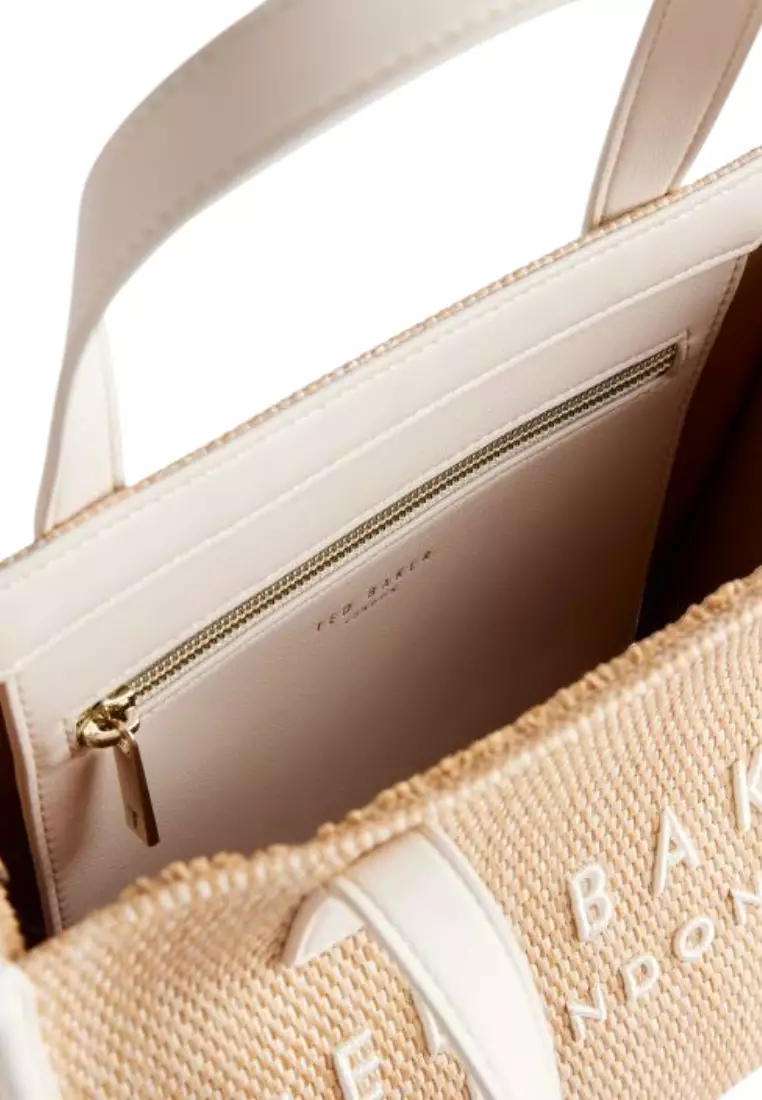 TED BAKER◆ロゴSmallカゴラフィアバッグ Buy TED BAKER Ted Baker Faux Raffia Small Icon Bag Online
