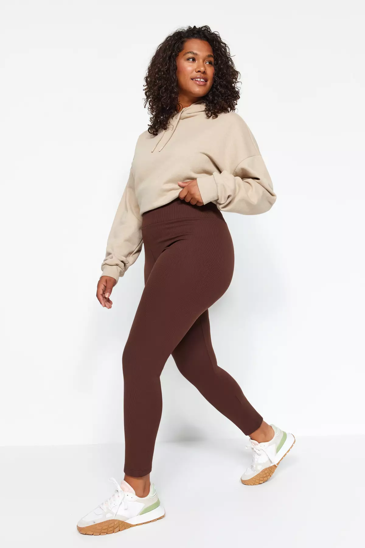 Buy Brown Leggings for Women by Plus Size Online