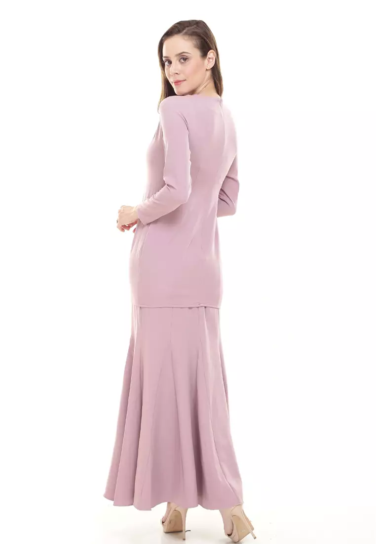 Rina Kurung in Dusty Pink