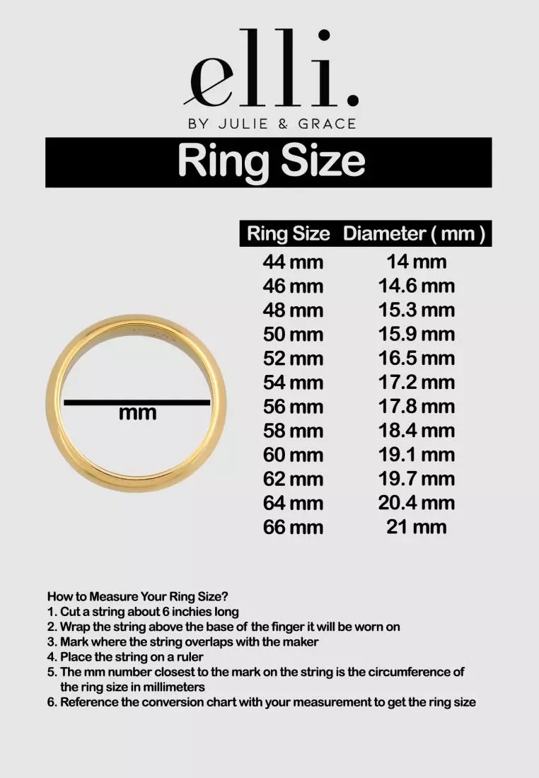 Ring Glamorous Bandring Zirconia Crystals Gold Plated