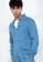 Origin by Zalora blue Oversized Shirt made from Tencel 22478AAA78483BGS_3