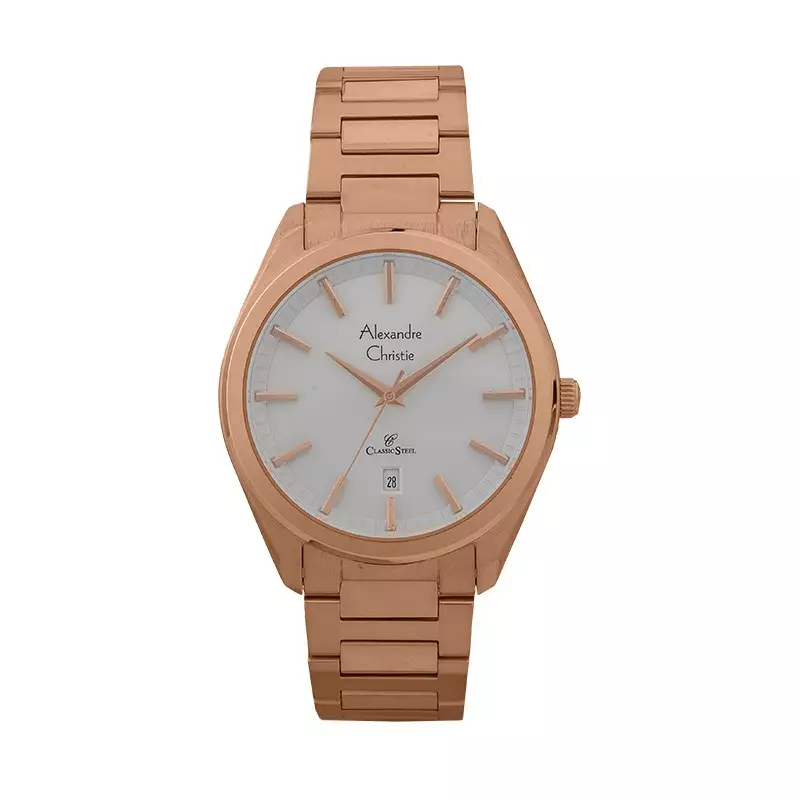 Alexandre christie classic online steel rose gold